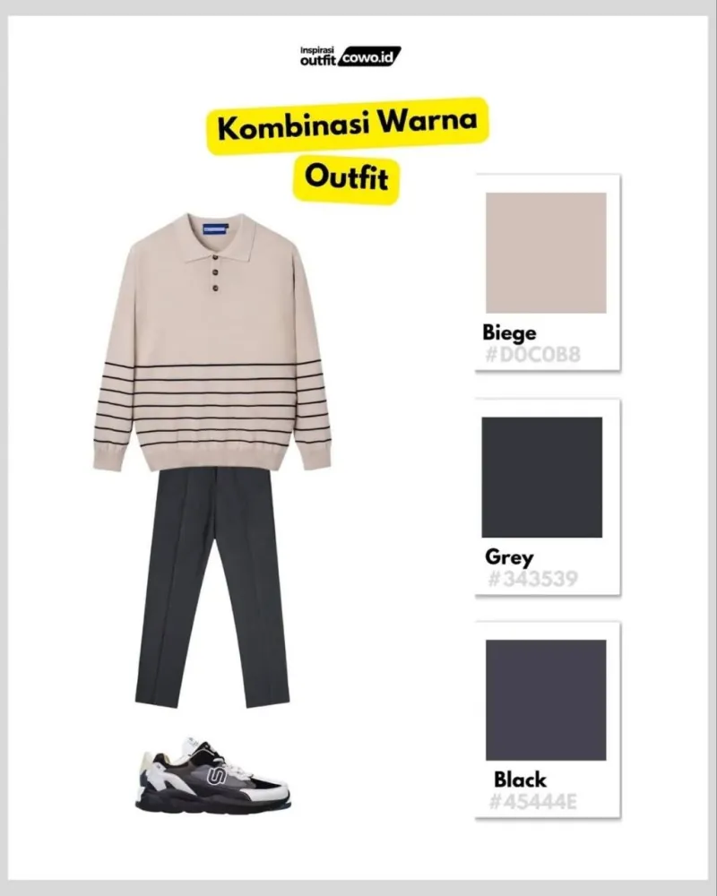 Inspirasi outfit pakai polo