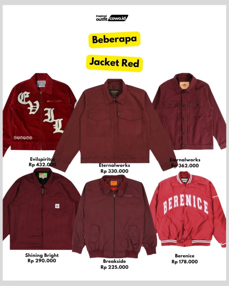 jacket - jacket merah