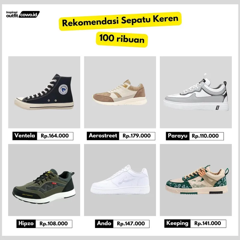 sepatu - sepatu 100 ribuan